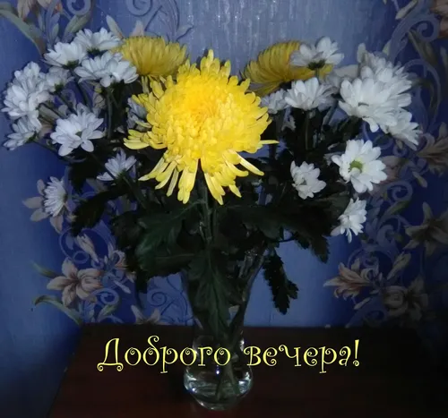 С Добрым Вечером Картинки ваза с цветами
