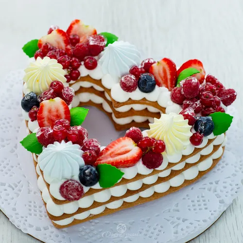 Тортов Картинки торт с фруктами сверху