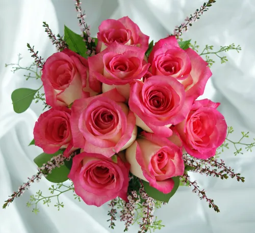 Красивые Для Профиля Картинки букет розовых роз