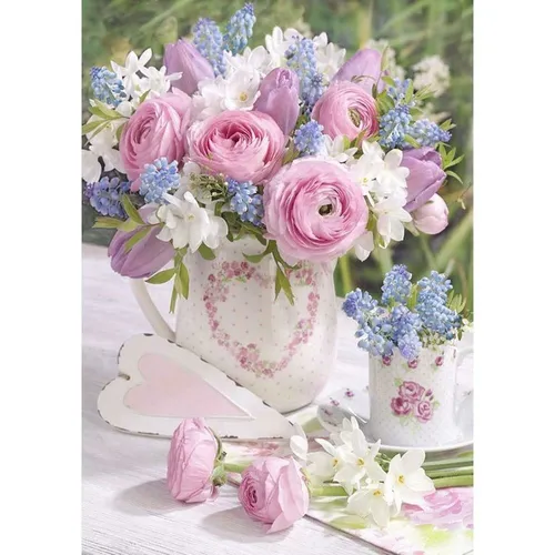Нежные Картинки пара ваз с цветами