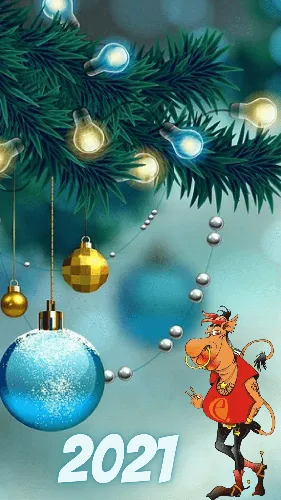 Новогодние На Телефон Картинки рождественская елка с огнями