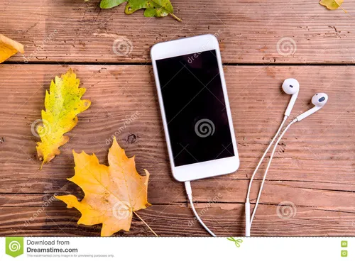 Осень Телефон Картинки мобильный телефон на столе