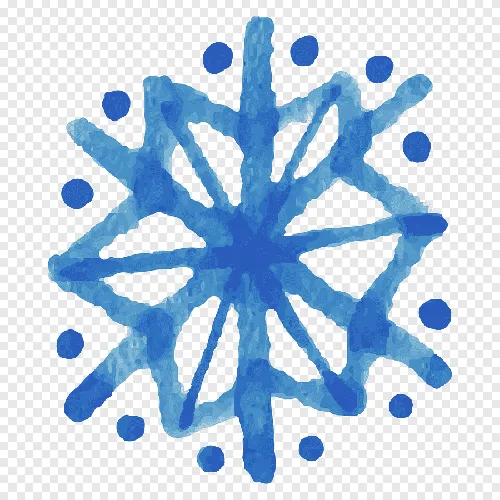 Снежинки Картинки голубая звезда с множеством маленьких синих точек