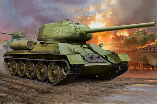 Танки Картинки военный танк на грунтовой дороге
