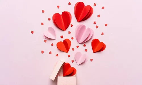 День Святого Валентина Картинки сердце из сердец