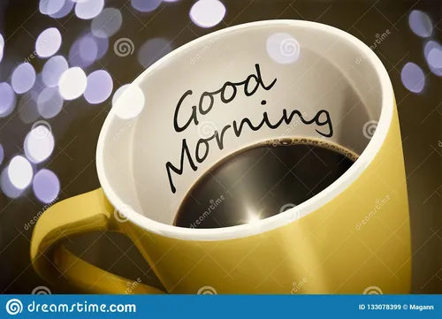 Доброе Утро 3Д Картинки чашка кофе с запиской
