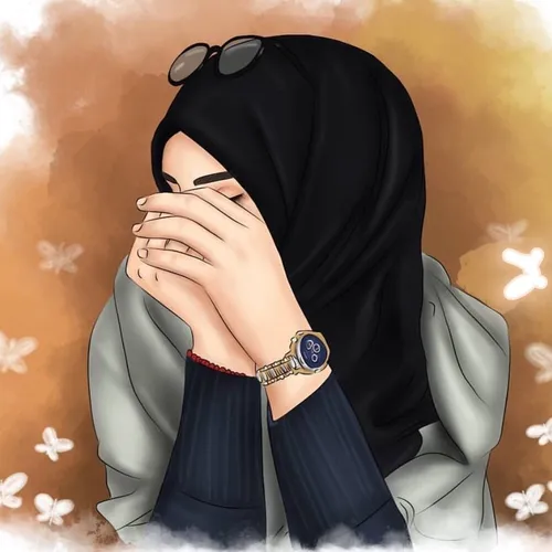 Исламские Девушек В Хиджабе Картинки женщина закрывает лицо руками