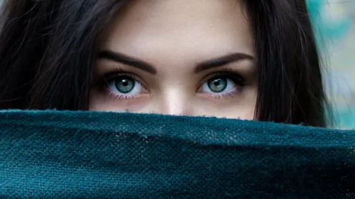 Глаза Картинки женское лицо с зелеными глазами