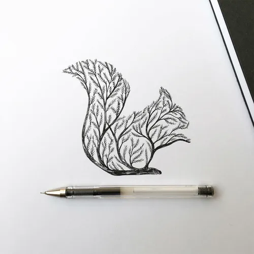 Для Срисовки Для Начинающих Картинки рисунок дерева