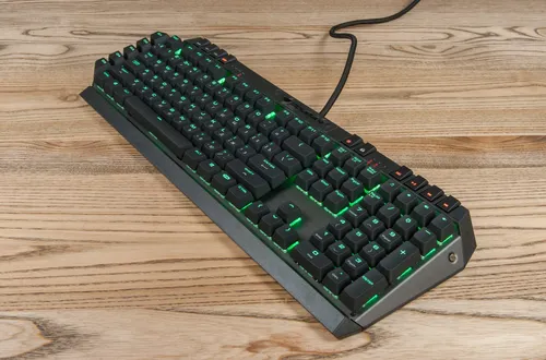 Клавиатуры Фото черная клавиатура с зеленой клавиатурой