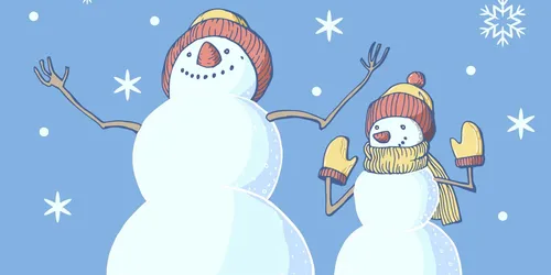 Снеговика Картинки снеговик и снеговик