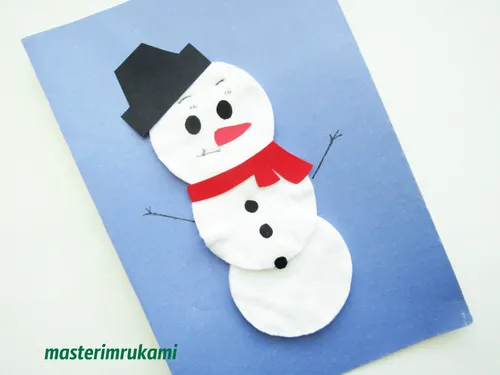 Снеговика Картинки снеговик в красной шляпе