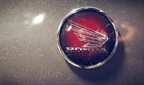 Хонда Обои на телефон логотип автомобиля крупным планом