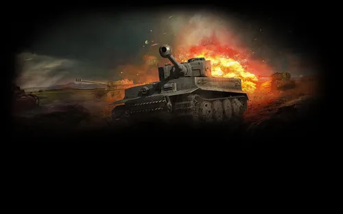 Танк Тигр Обои на телефон танк, стреляющий из пушки