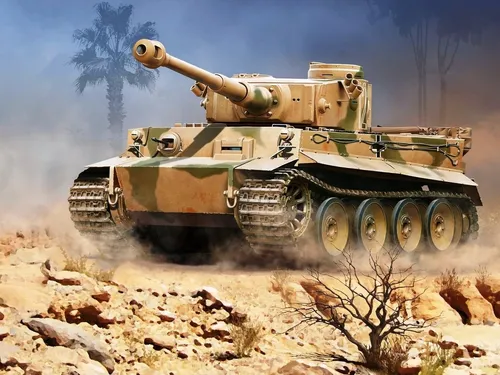 Танк Тигр Обои на телефон военный танк в пустыне