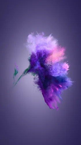 Фиолетовые Hd Обои на телефон облако дыма