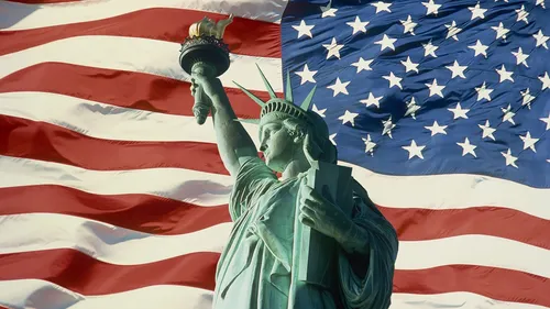Леохарес, Флаг Америки Обои на телефон статуя человека с флагом