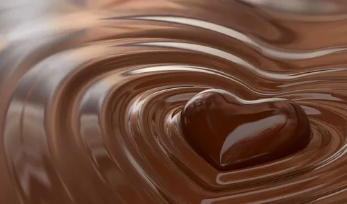 Шоколад Обои на телефон спираль крупным планом