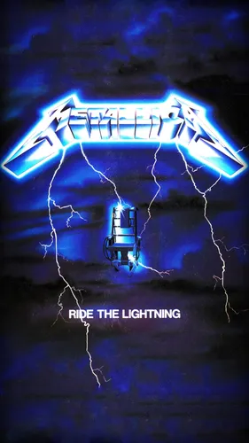 Metallica Обои на телефон синий свет в темноте