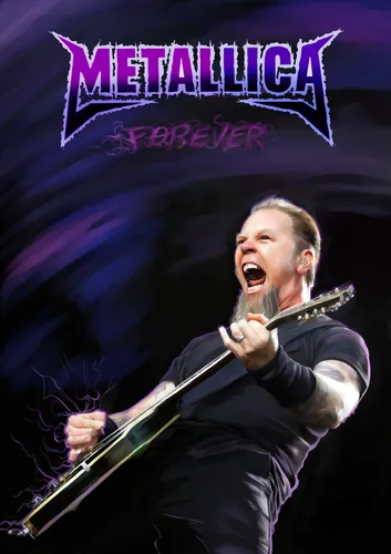 Джеймс Хетфилд, Metallica Обои на телефон рисунок