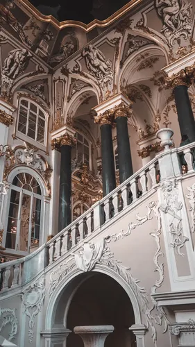 Palace Обои на телефон здание с лестницей