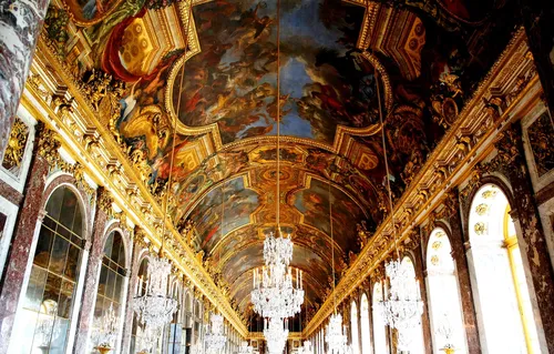 Palace Обои на телефон большой декоративный потолок с картинами
