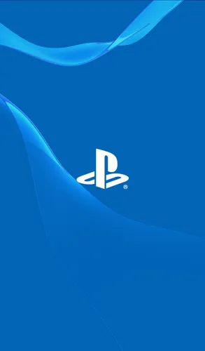 Playstation Обои на телефон синий логотип с белым кругом