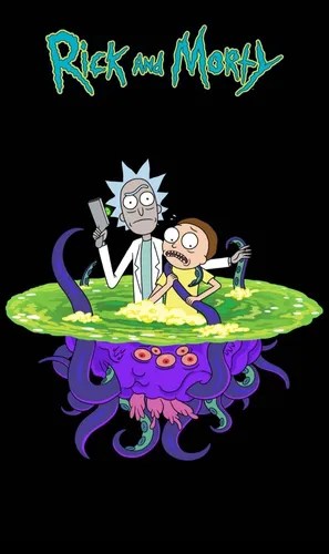 Rick And Morty Обои на телефон карикатура мужчины и женщины
