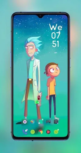 Rick And Morty Обои на телефон графический пользовательский интерфейс
