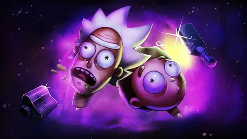 Rick And Morty Обои на телефон карикатура на существо