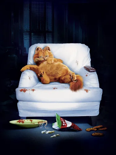 Гарфилд Обои на телефон кошка, лежащая на диване