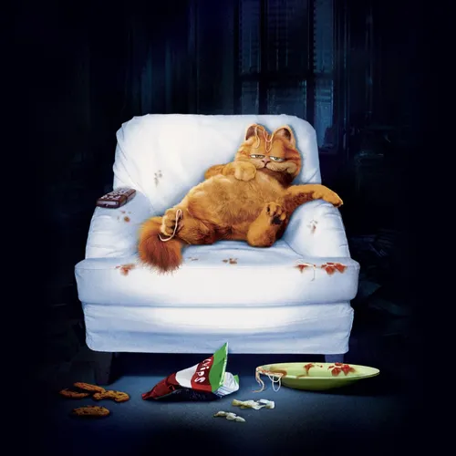 Гарфилд Обои на телефон собака, лежащая на диване