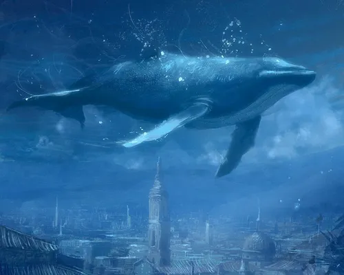 Кит Обои на телефон кит в воде