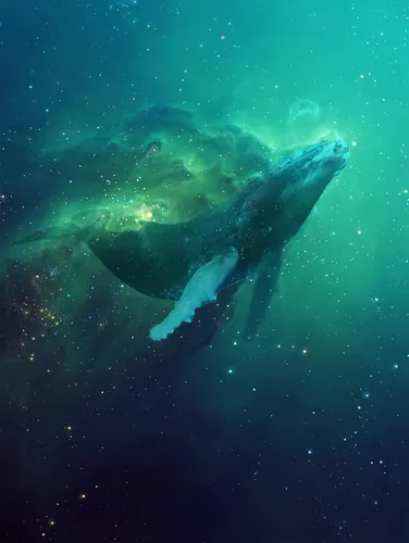 Кит Обои на телефон кит, плавающий под водой