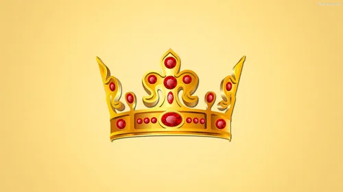 Корона Обои на телефон корона с красными и золотыми украшениями