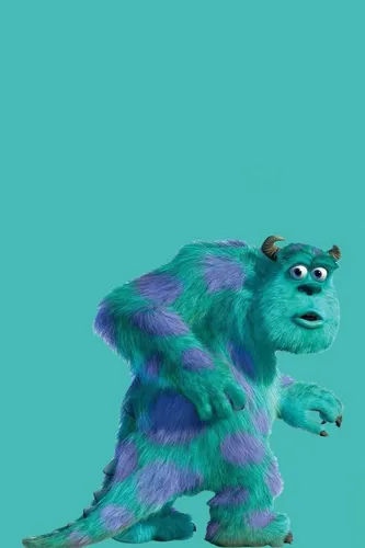 Корпорация Монстров Обои на телефон сине-фиолетовое существо