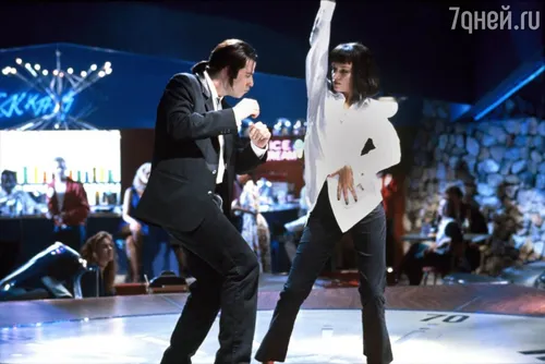 Криминальное Чтиво Обои на телефон мужчина и женщина танцуют на сцене