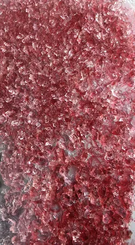 Кристаллы Обои на телефон крупный план красного и белого вещества