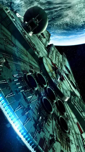 Star Wars Обои на телефон спутник в космосе