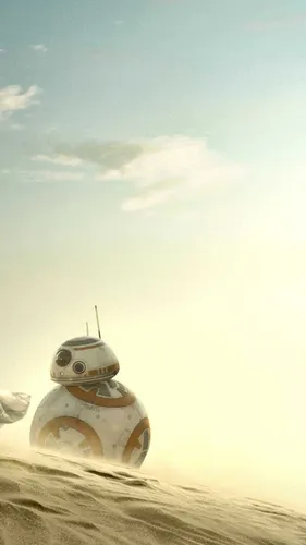 Star Wars Обои на телефон робот в песке