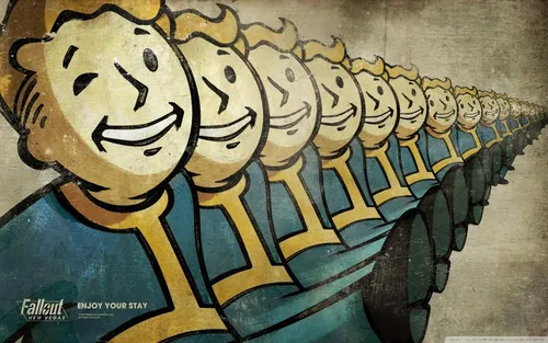 Fallout Обои на телефон группа людей в одежде