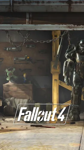 Fallout Обои на телефон деревянный ящик с табличкой