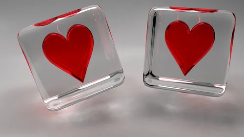 День Святого Валентина Обои на телефон пара красных очков в форме сердца