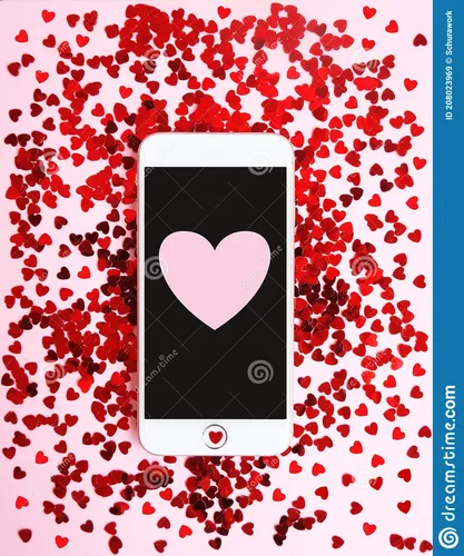 День Святого Валентина Обои на телефон значок