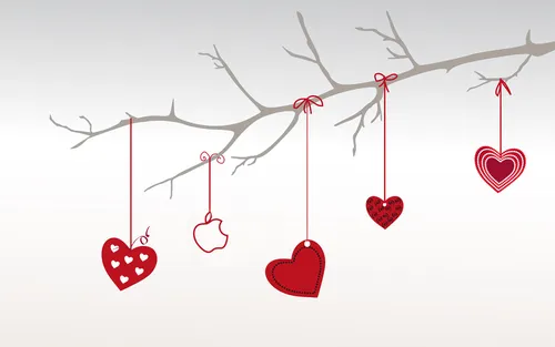 День Святого Валентина Обои на телефон диаграмма сердца