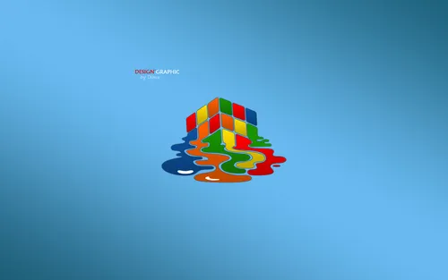 Кубик Рубика Обои на телефон график