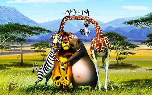 Лето Природа Обои на телефон группа статуй жирафов