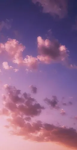 Нежно Розового Цвета Обои на телефон облачное небо с несколькими облаками
