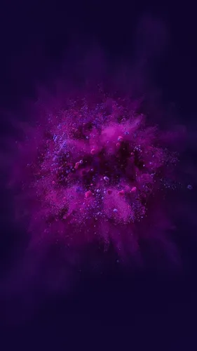 Темные Тона Обои на телефон розово-фиолетовая туманность