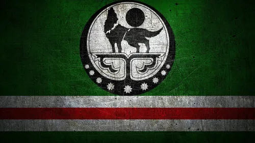 Чечня Обои на телефон флаг с символом